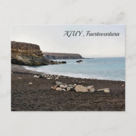 strand van Ajuy Fuerteventura - briefkaart