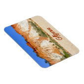 Strand van Algarve Praia da Falesia in Portugal Magneet (Rechterzijde)