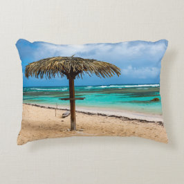 strand van Anse des Rochers Accent Kussen