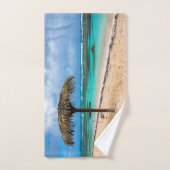 strand van Anse des Rochers Bad Handdoek (Handdoek)