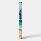 strand van Anse des Rochers Case-Mate iPhone Case (Achterkant / Links)