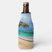 strand van Anse des Rochers Flesjeskoeler (Fles Voorkant)