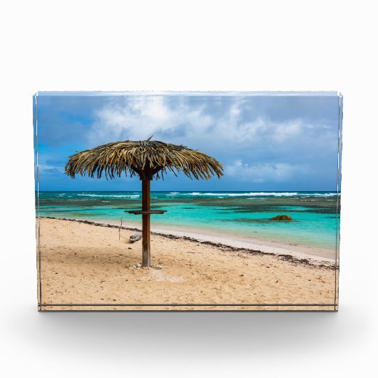 strand van Anse des Rochers Fotoblokken (Voorkant)