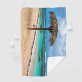 strand van Anse des Rochers Golfhanddoek (Insitu)