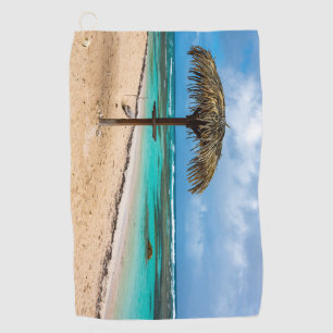 strand van Anse des Rochers Golfhanddoek
