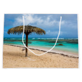 strand van Anse des Rochers Groot Cadeauzakje (Voorkant)