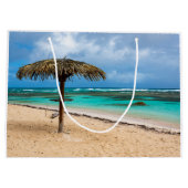 strand van Anse des Rochers Groot Cadeauzakje (Achterkant)