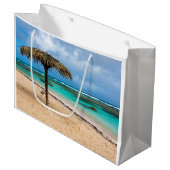 strand van Anse des Rochers Groot Cadeauzakje (Voorkant Gekanteld)