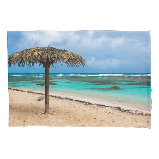 strand van Anse des Rochers Kussensloop (Voorkant)