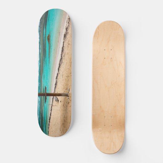 strand van Anse des Rochers Persoonlijk Skateboard (Voorkant)