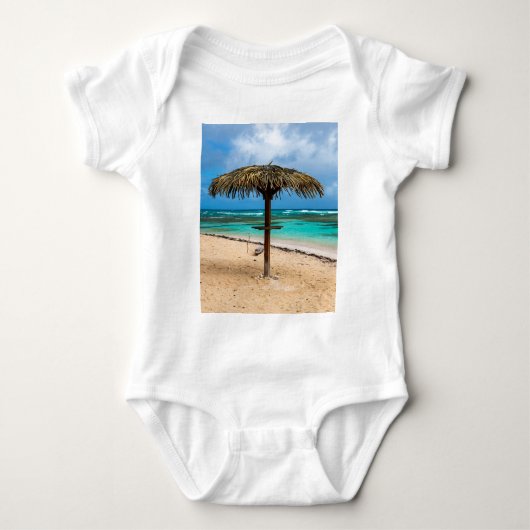 strand van Anse des Rochers Romper (Voorkant)