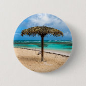 strand van Anse des Rochers Ronde Button 5,7 Cm (Voorkant)