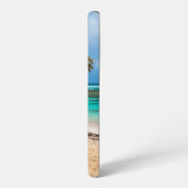 strand van Anse des Rochers Samsung Galaxy Hoesje (Linkerkant)