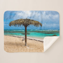 strand van Anse des Rochers Sherpa Deken