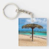 strand van Anse des Rochers Sleutelhanger (Voorkant)