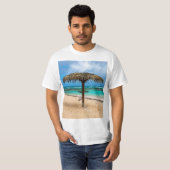 strand van Anse des Rochers T-shirt (Voorkant volledig)