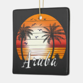  strand van Aruba Keramisch Ornament (Links)