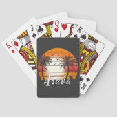  strand van Aruba Pokerkaarten (Achterkant)