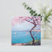 Strand van Biarritz (door Kimon Loghi) Kaart (Staand voorkant)