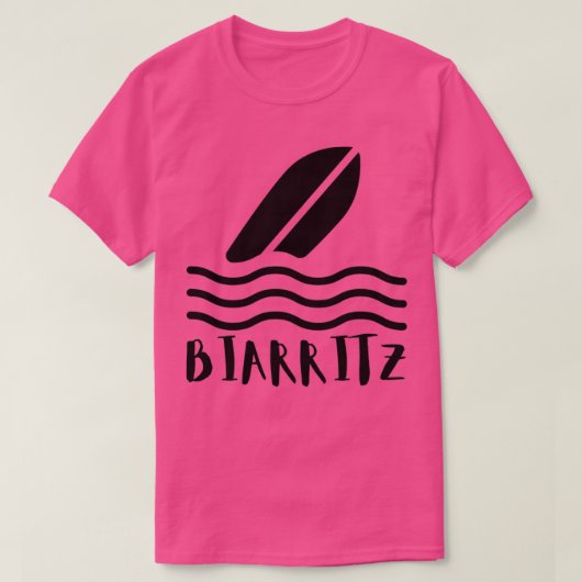 strand van biarritz surf frankrijkT 1 T-shirt (Design voorkant)