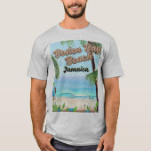 strand van Boston bay, Jamaica T-shirt (Voorkant)