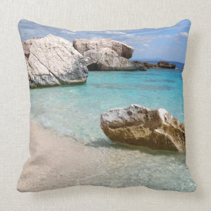 strand van Cala Mariolu op Sardinië, gooiend kuss Kussen