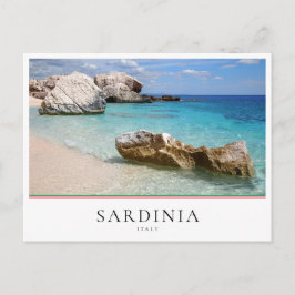 strand van Cala Mariolu, Sardinië in Italië Briefkaart