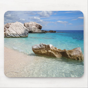 strand van Cala Mariolu, Sardinië mousepad Muismat