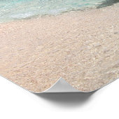 strand van Cala Mariolu, Sardinië poster (Hoek)