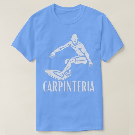 strand van carpinteria surf t-shirt (Design voorkant)