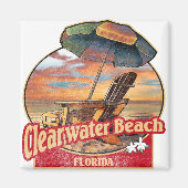 strand van Clearwater Beach Florida Magneet (Voorkant)