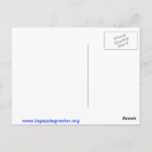 strand van Coney Island - NYC briefkaart (Achterkant)