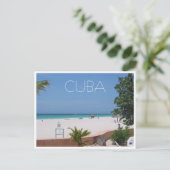 strand van cuba varadero briefkaart (Staand voorkant)