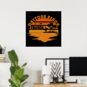 strand van daytona poster (Thuiskantoor)
