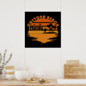 strand van daytona poster (Keuken)