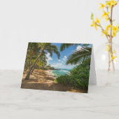 Strand | van de Inham van Kuau Maui, Hawaï Kaart (Gele Bloem)