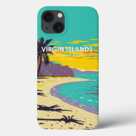 strand van de Maagdeneilanden National Park Trunk  Case-Mate iPhone Case