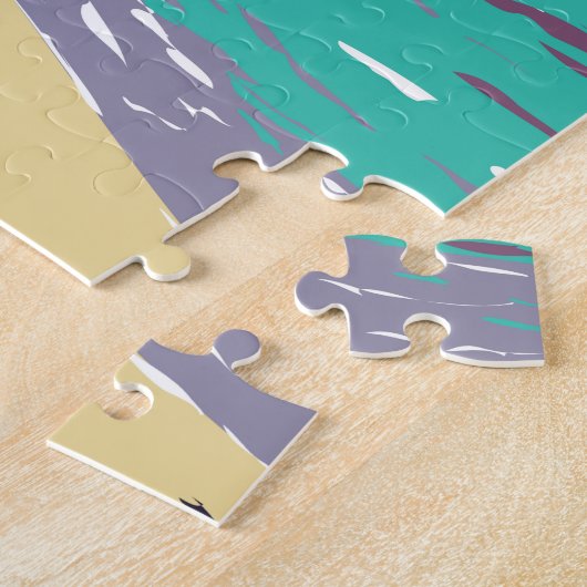 strand van de Maagdeneilanden National Park Trunk  Legpuzzel (Zijkant)