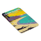 strand van de Maagdeneilanden National Park Trunk  Magneet (Rechterzijde)