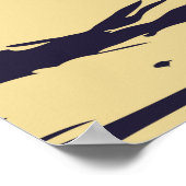 strand van de Maagdeneilanden National Park Trunk  Poster (Hoek)