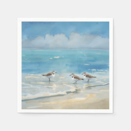 Strand van de Strandlopers Oceaan Servet