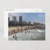 strand van durban briefkaart (Voorkant / Achterkant)