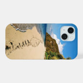 Strand van een eiland in Fiji iPhone 15 Case (Achterkant horizontaal)
