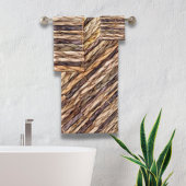 strand van een tropisch eiland, geweven wilgen bad handdoek