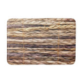 strand van een tropisch eiland, geweven wilgen badmat (Voorkant)