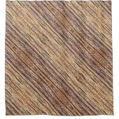 strand van een tropisch eiland, geweven wilgen douchegordijn (Voorkant)