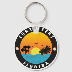 strand van Florida-fort myers Sleutelhanger