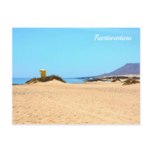 strand van Fuerteventura - briefkaart