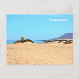 strand van Fuerteventura - briefkaart