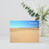 strand van Fuerteventura - briefkaart (Staand voorkant)